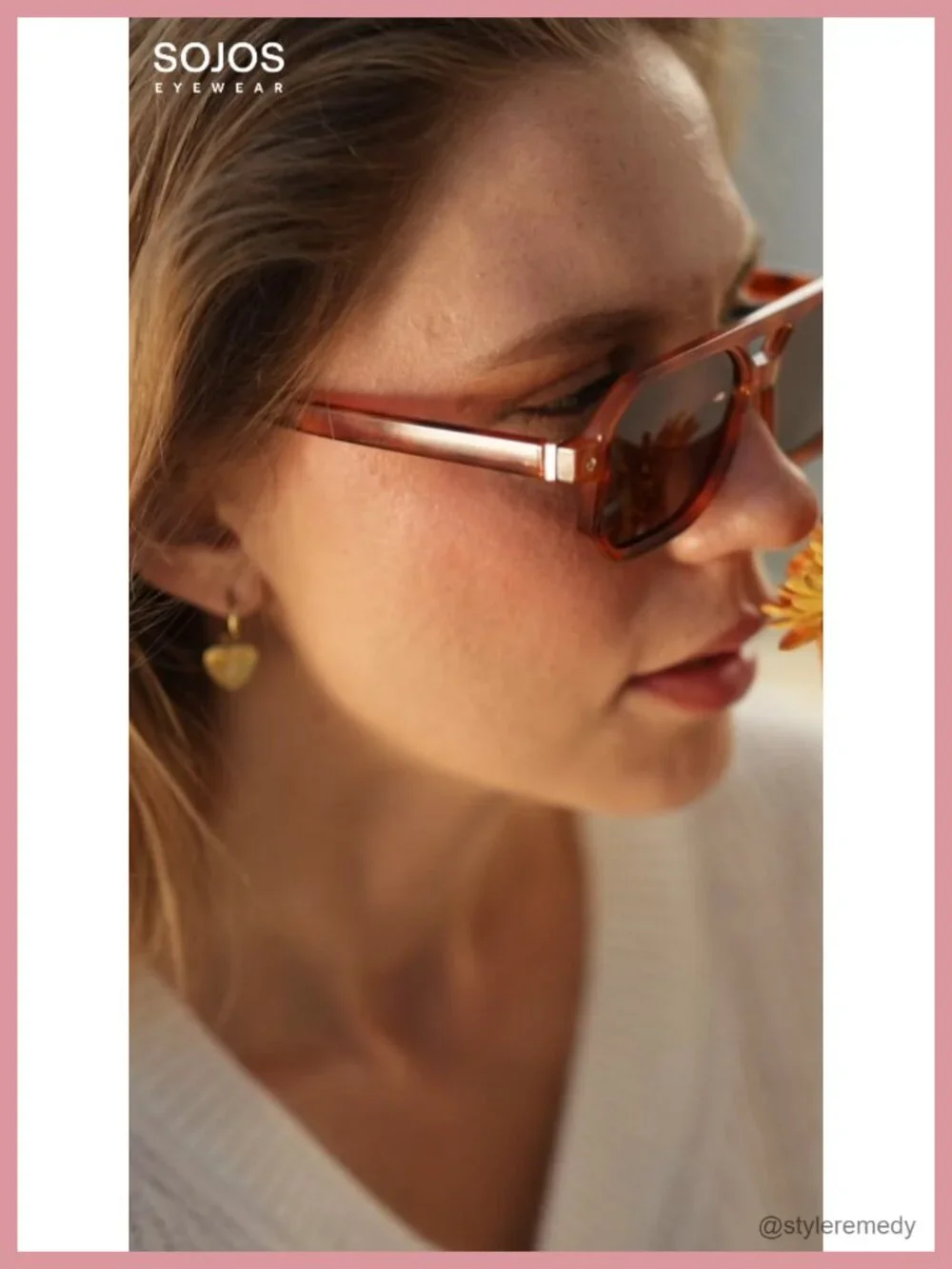 Retro Polarized Square Aviator Sunglasses UV400 Protection
